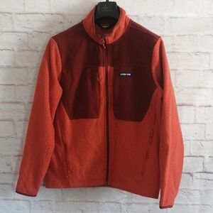Lands' End Men's Rust and Burgundy Performance Jacket